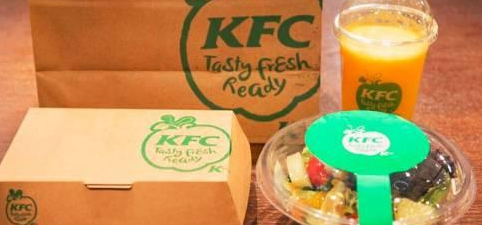 KFC都脫紅入綠了，輕食成了外賣老板們的又一片藍海？