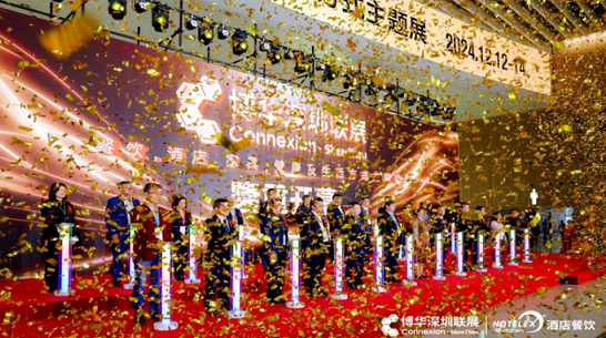 2024HOTELEX深圳展今日華麗啟幕，華南酒店及餐飲業(yè)再奏凱歌