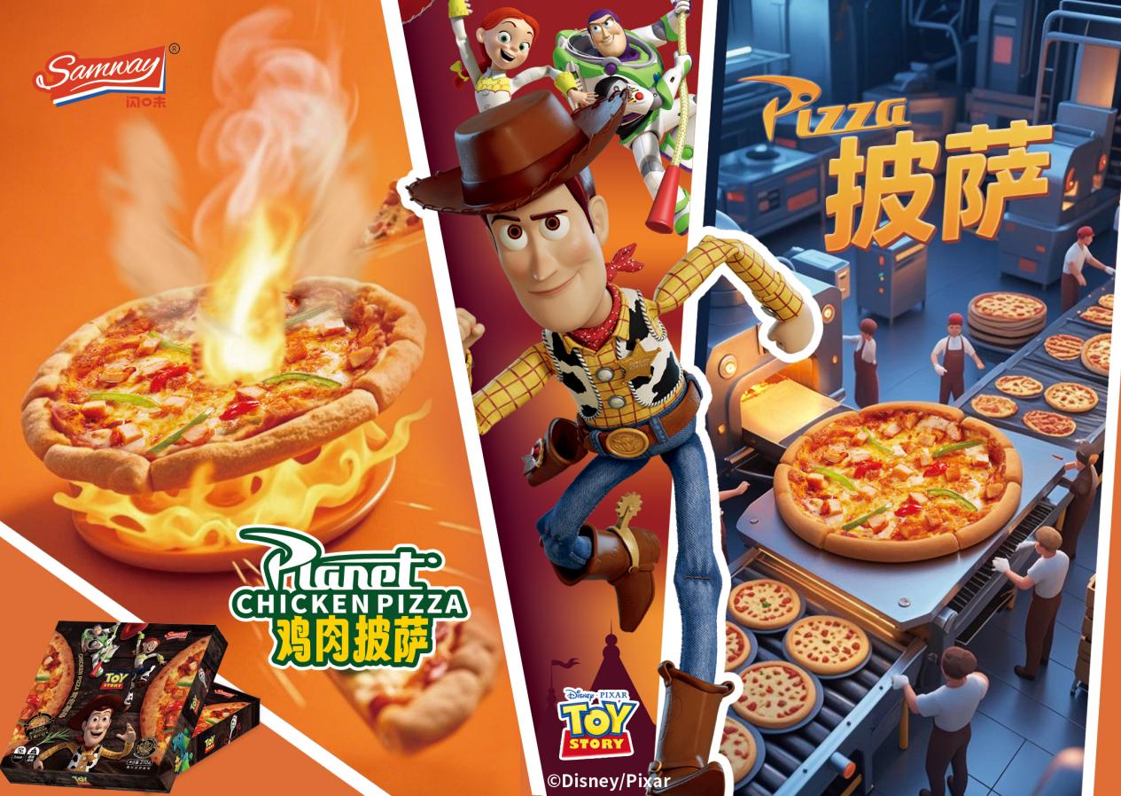 左手造童話 右手創(chuàng)經(jīng)典！閃味迪士尼系列披薩火熱出圈