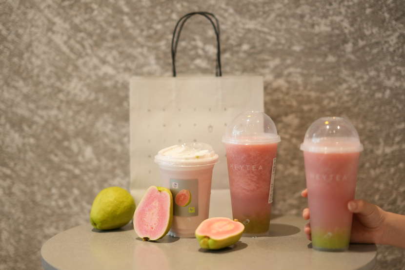 喜茶芭樂系列應季切換紅心芭樂，持續(xù)帶來差異化的風味創(chuàng)新